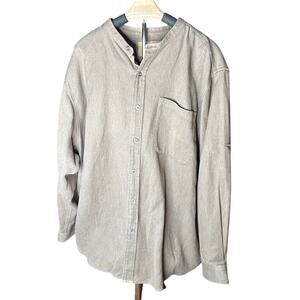 King Ranch men's heavy duty size xl long sleeve button down shirt